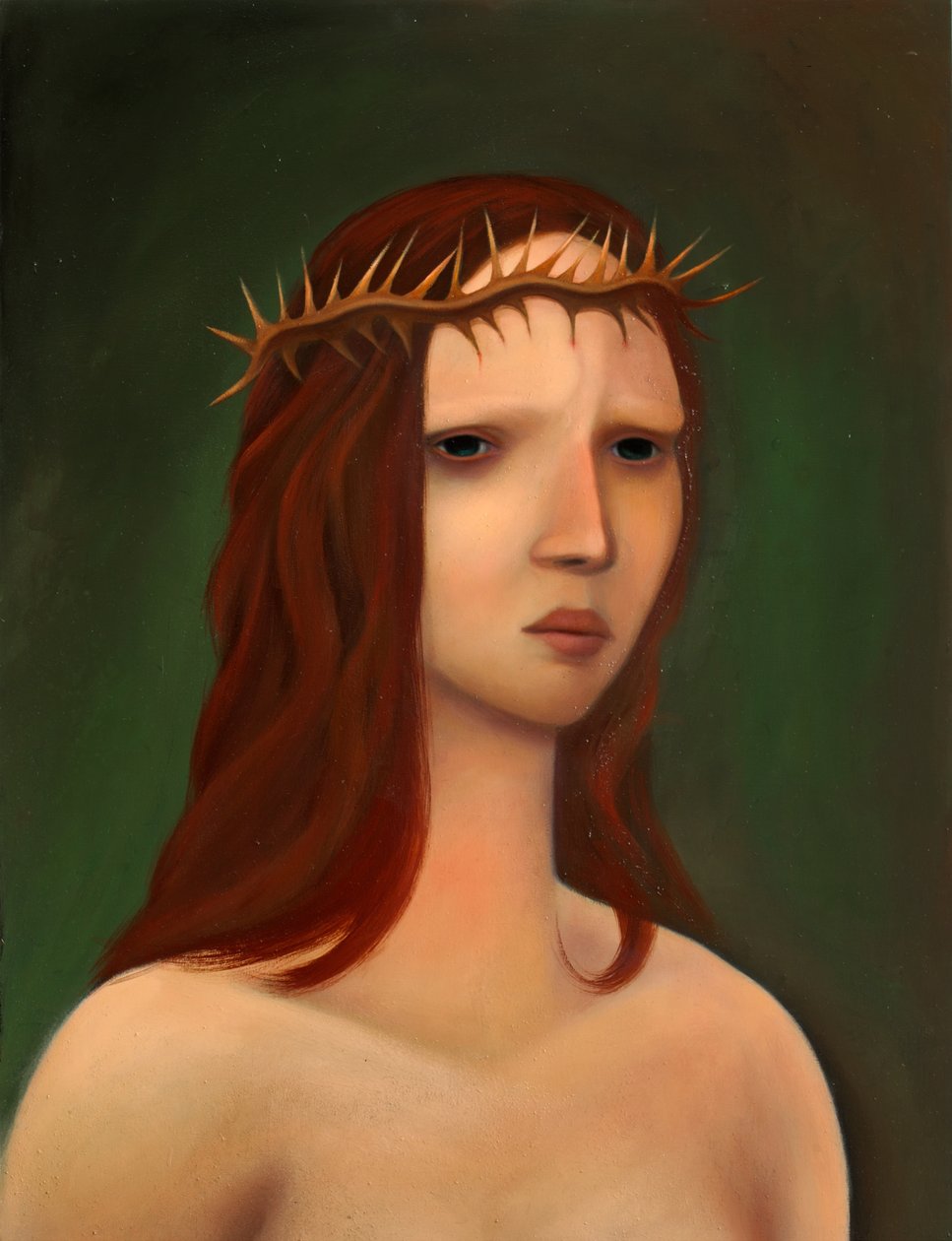 Ecce Homo, 2023 (olje på treplate) av Paolo Perfranceschi