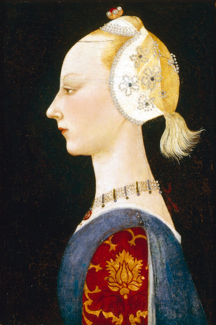 A Young Lady of Fashion, 1462-1465 av Paolo Uccello