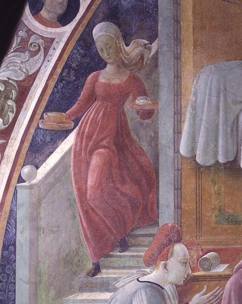 Jomfruens fødsel, fra Himmelfartskapellet av Paolo Uccello