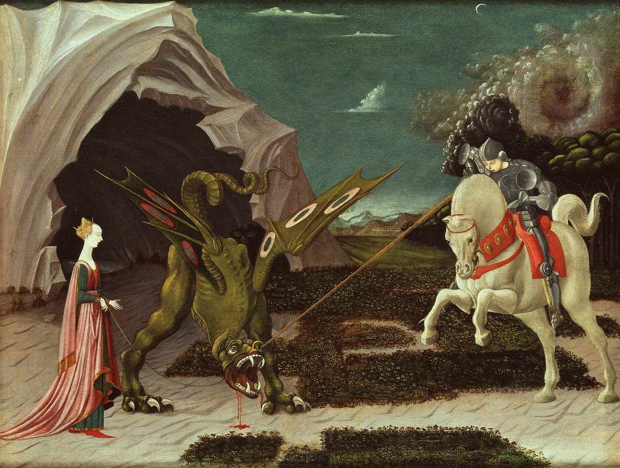 St. George and the Dragon, ca. 1470 (for detaljer se 85548) av Paolo Uccello