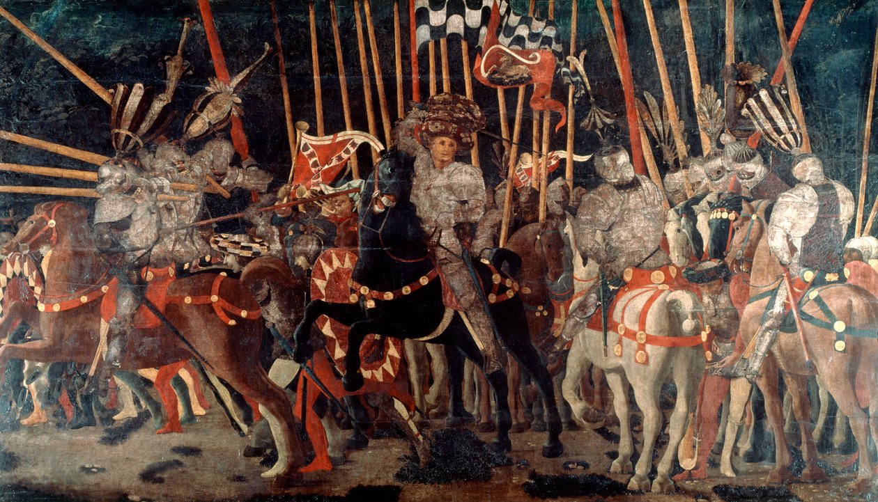 Slaget ved San Romano, 1432 c1435-1440 av Paolo Uccello