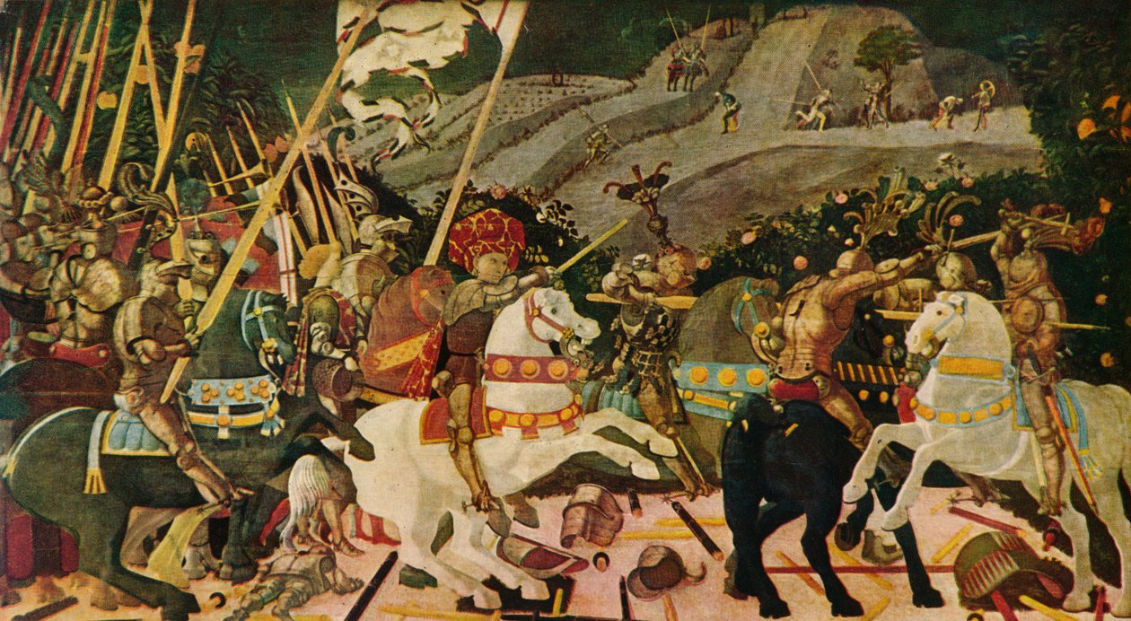 Slaget ved San Romano, c1438, 1909 av Paolo Uccello