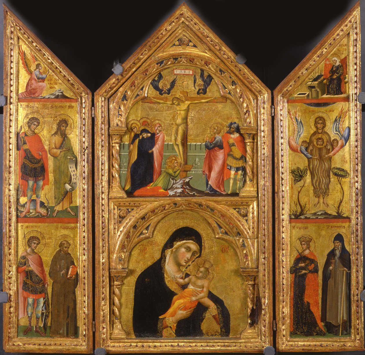 Bærbart alter, ca 1335 av Paolo Veneziano