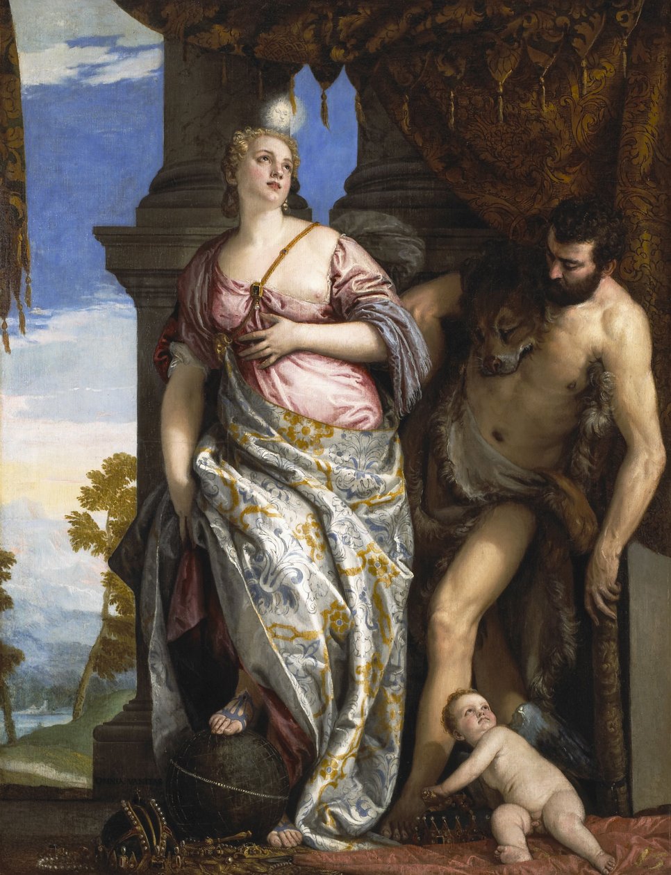 Allegori om visdom og styrke av Paolo Veronese