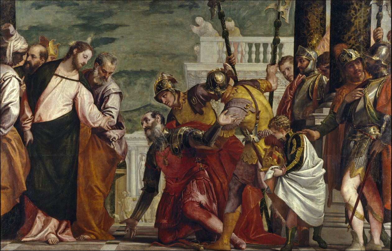 Jesus helbreder tjeneren til en høvedsmann av Paolo Veronese