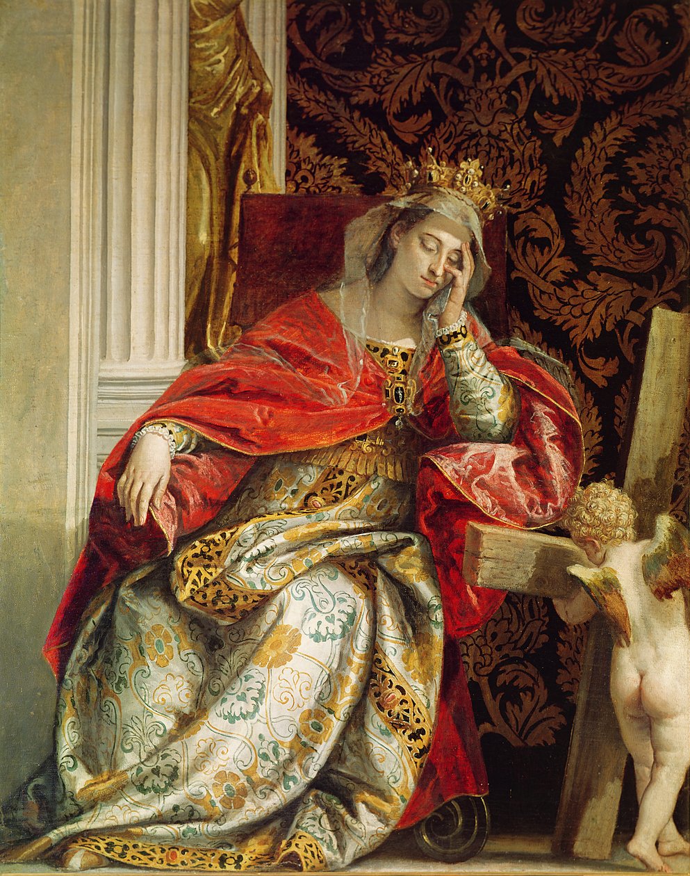 Portrett av Saint Helena av Paolo Veronese