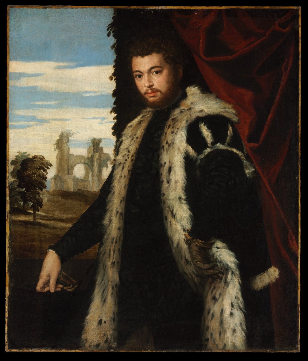 Portrett av en mann av Paolo Veronese