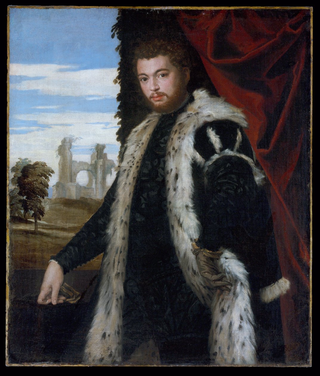 Portrett av en mann av Paolo Veronese