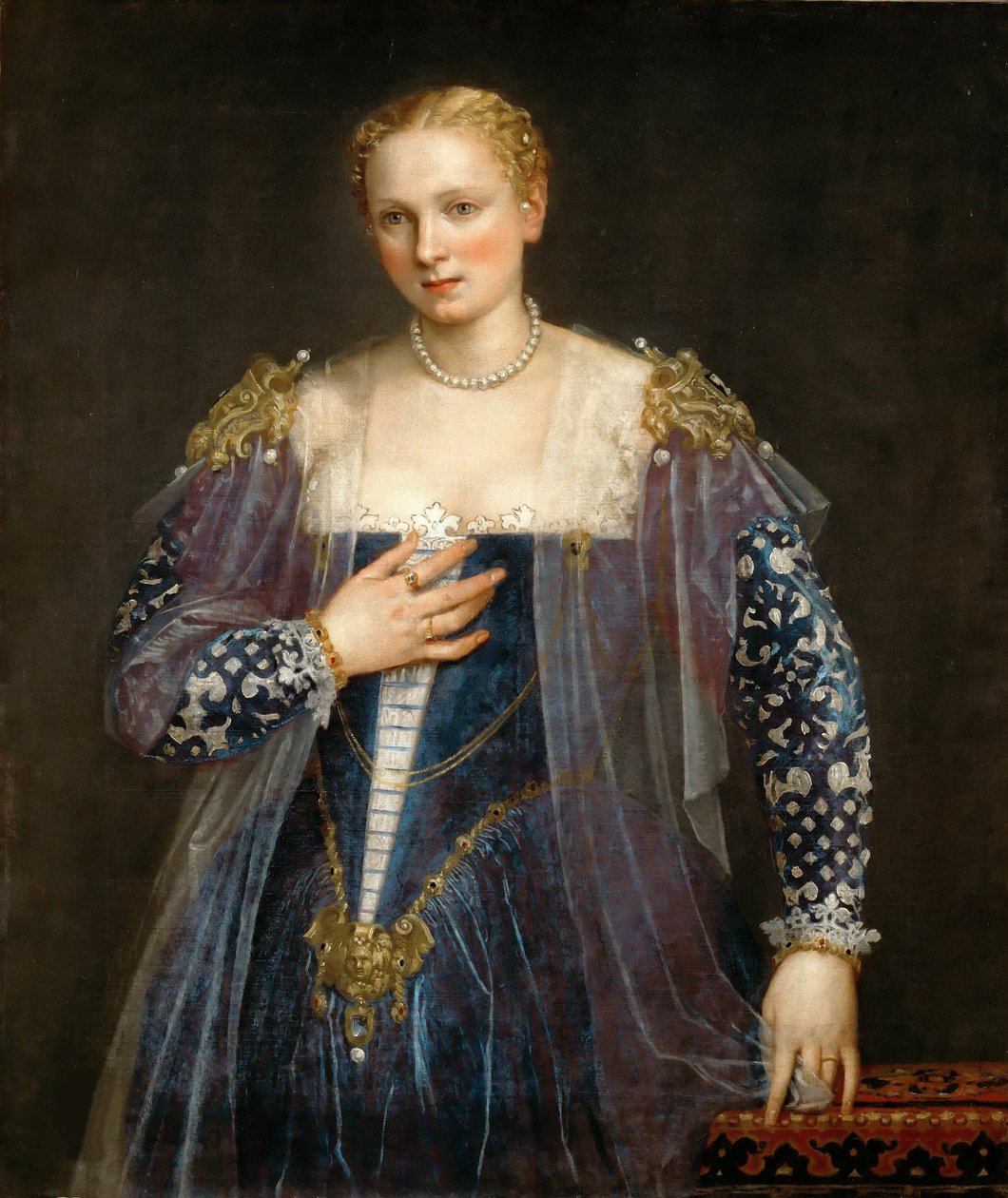 Portrett av en venetiansk kvinne La Bella Nani, ca. 1560. av Paolo Veronese