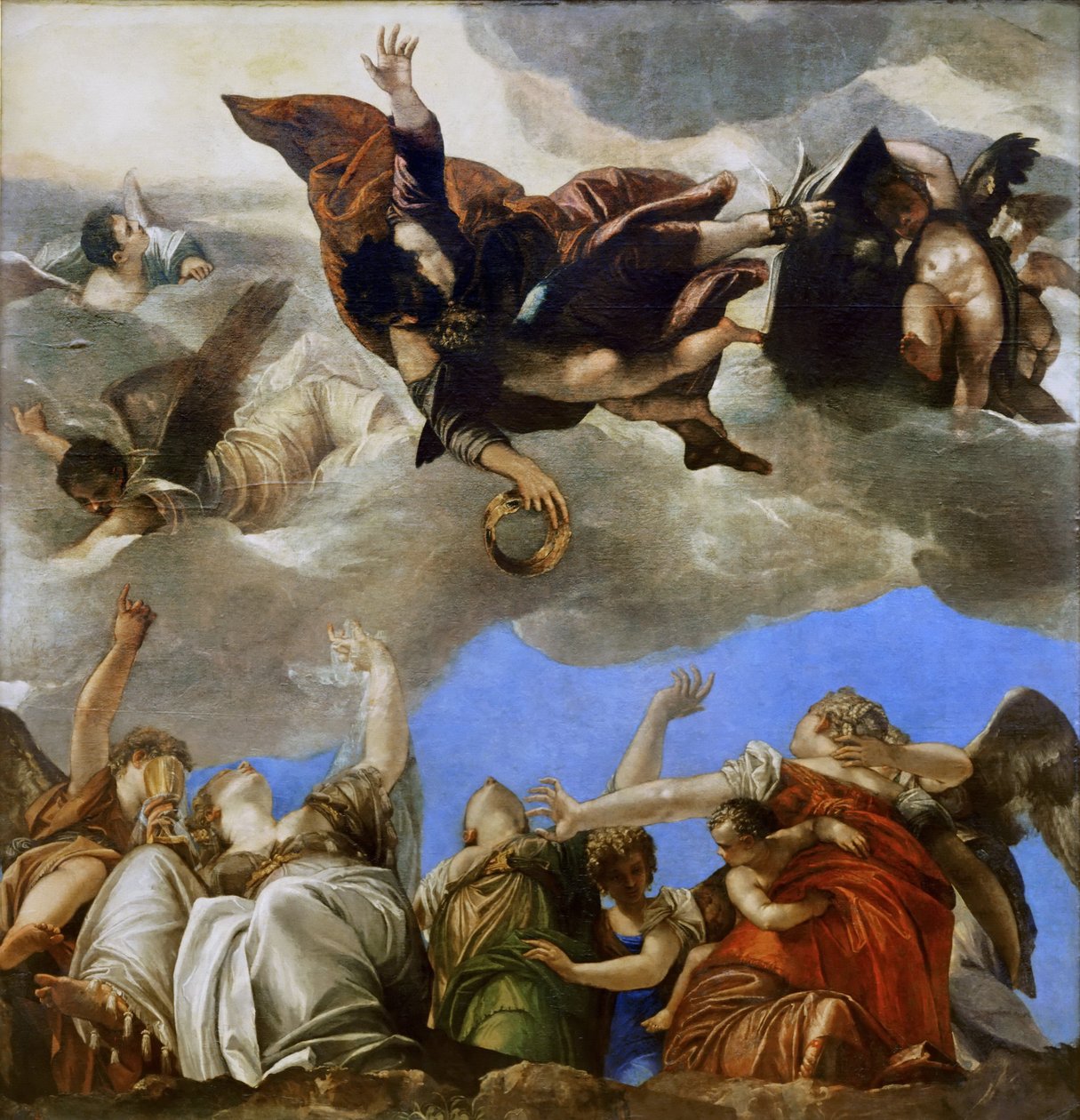 Markus som belønner de teologiske dydene av Paolo Veronese