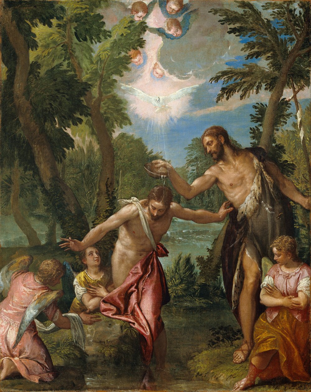Kristi dåp av Paolo Veronese