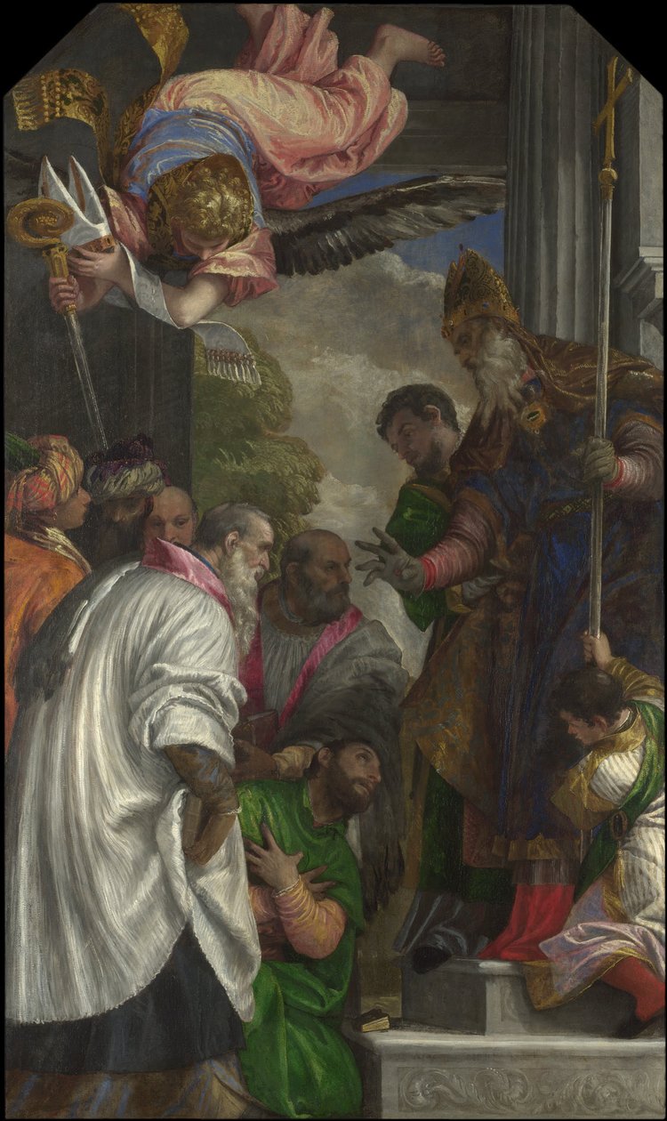 Innvielsen av Saint Nicholas, 1562 av Paolo Veronese