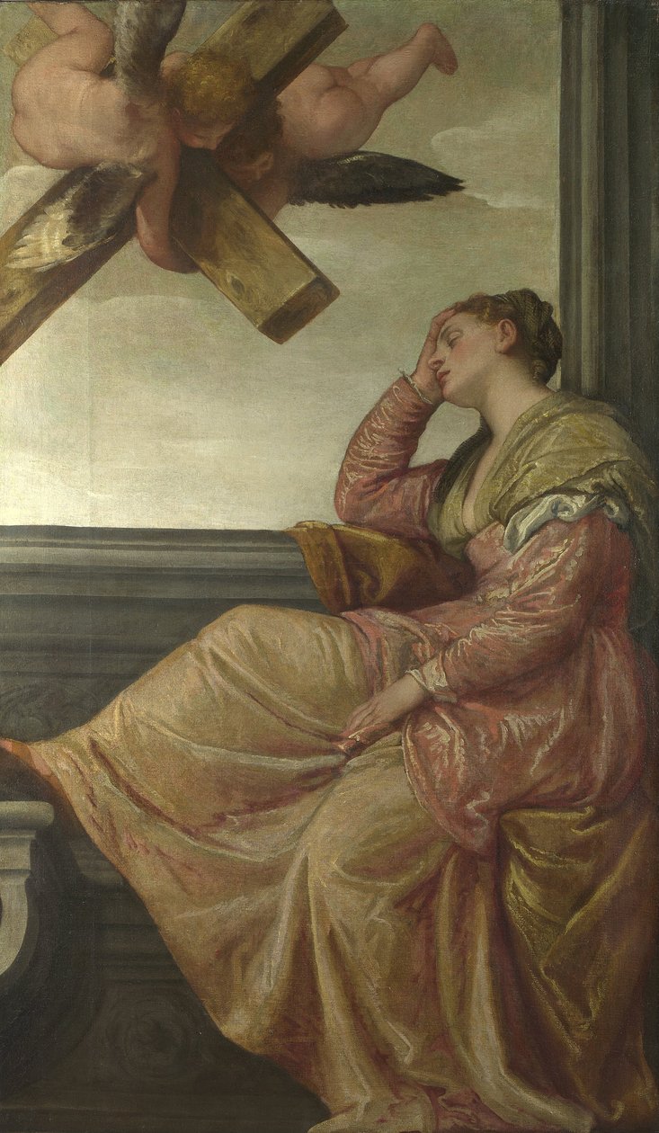Drømmen om Saint Helena, ca. 1570 av Paolo Veronese