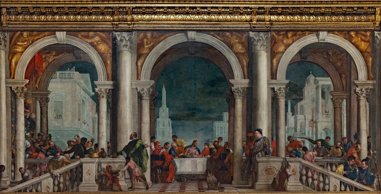 Festen i huset til Levi, 1573. av Paolo Veronese
