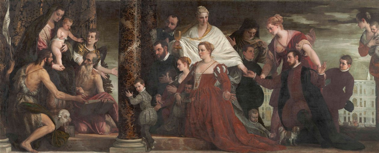 Madonnaen til Cuccina-familien av Paolo Veronese