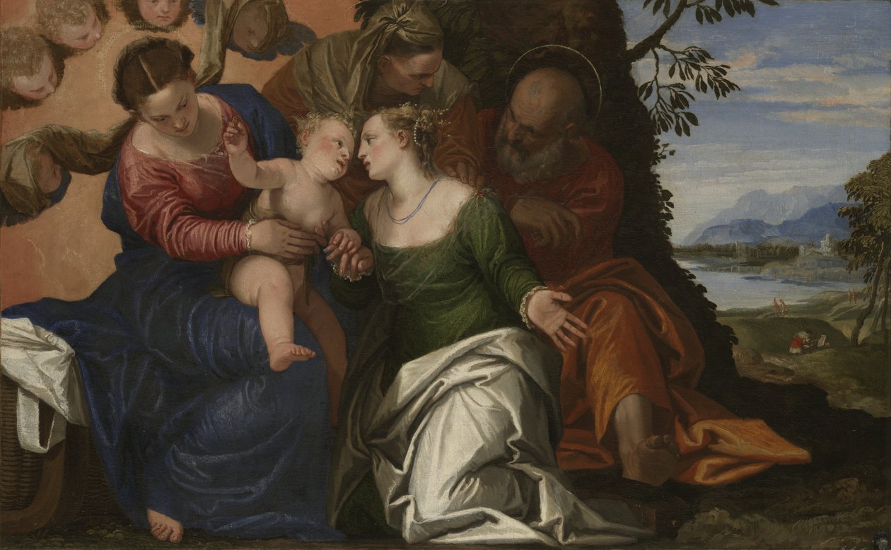 Det mystiske ekteskapet til den hellige Katarina av Alexandria, ca. 1547–50 av Paolo Veronese