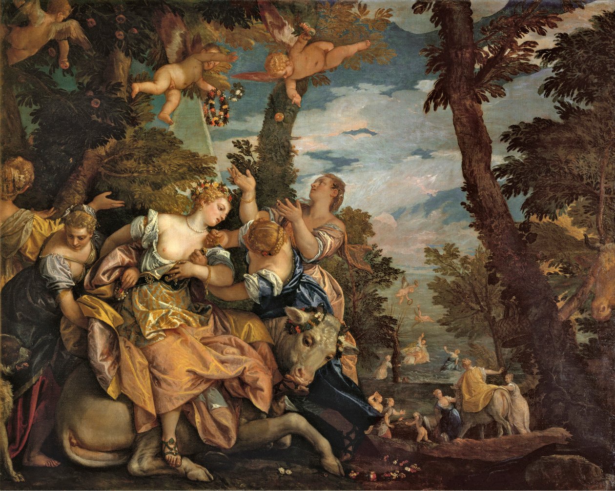 Voldtekten av Europa, ca 1574. av Paolo Veronese