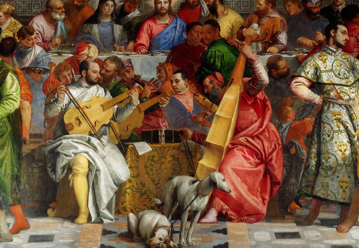 Bryllupsfesten på Cana Detail av Paolo Veronese