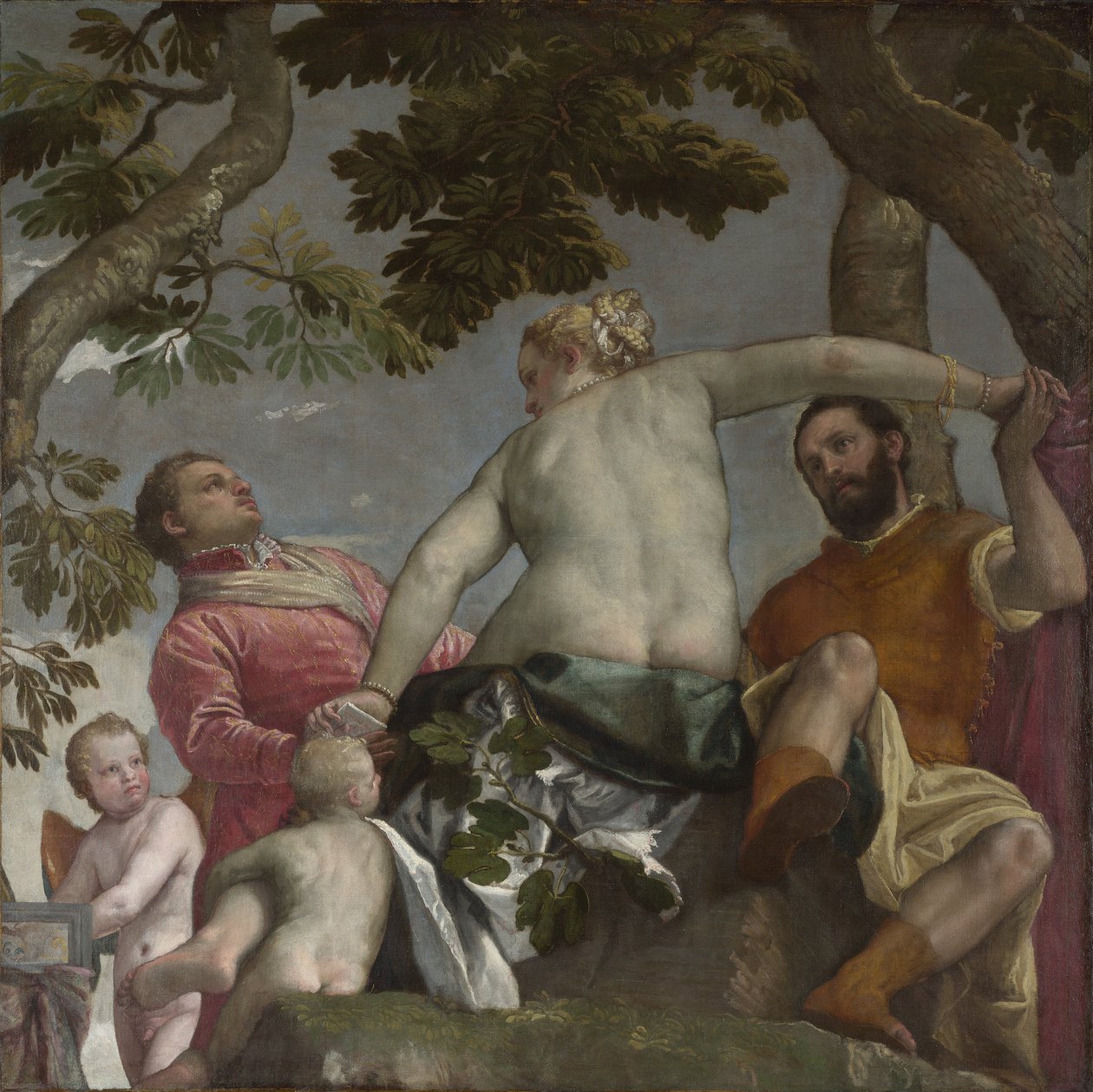 Utroskap fra Four Allegories of Love, 1575 av Paolo Veronese