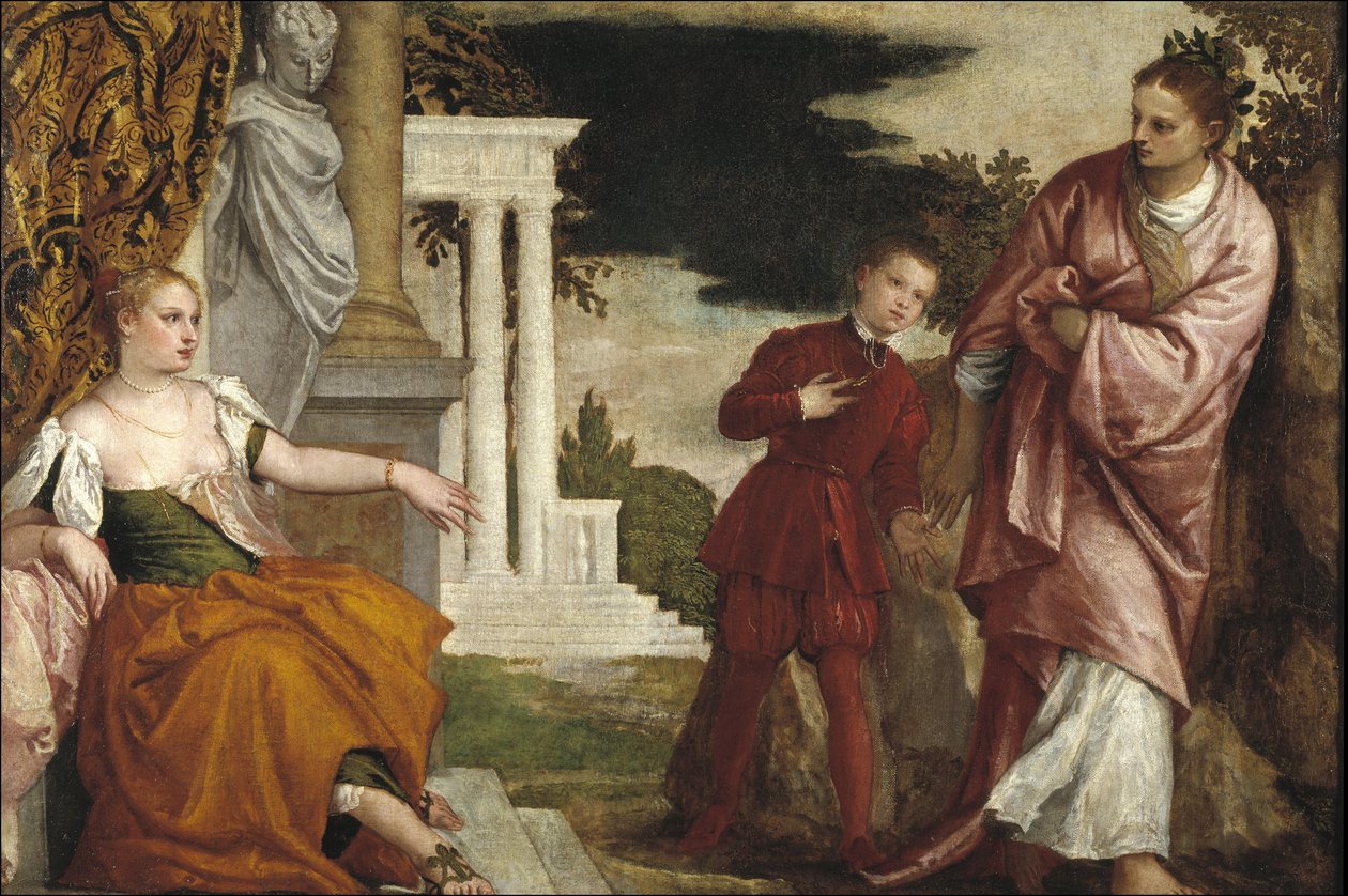 Ung mann mellom dyd og last av Paolo Veronese