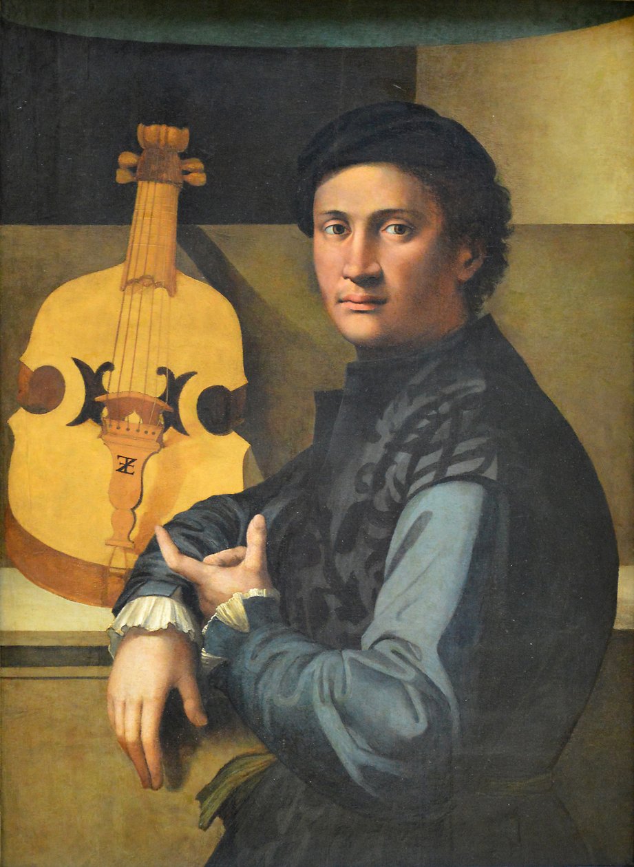 Portrett av en bratsjspiller av Paolo Zacchia the Elder