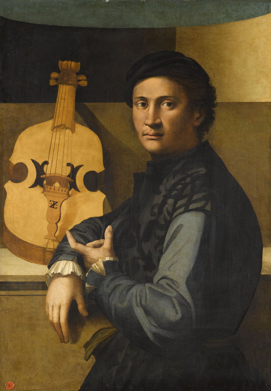 Portrett av en bratsjspiller av Paolo Zacchia the Elder