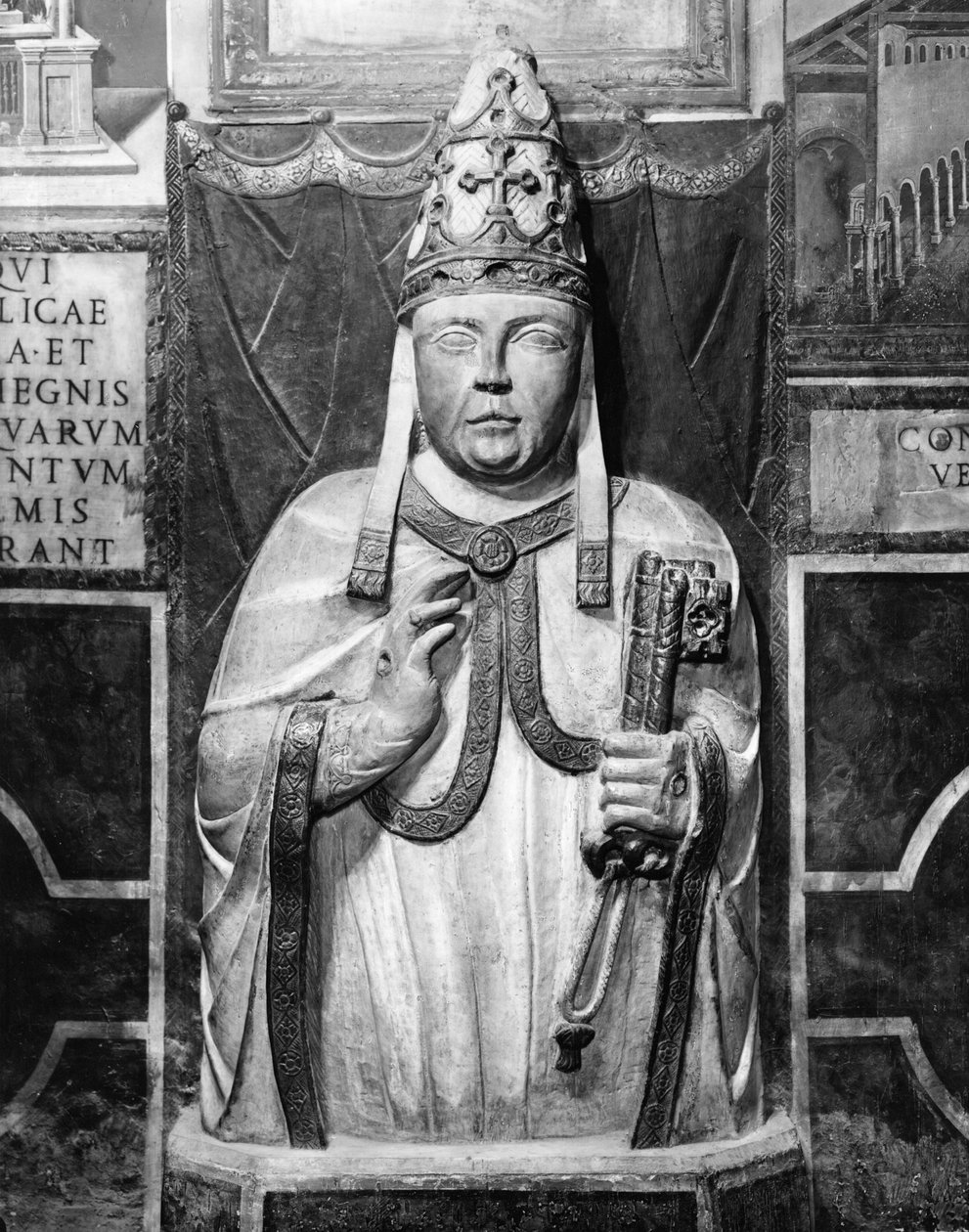 Pave Benedikt XII (d.1342) av Paolo da Siena