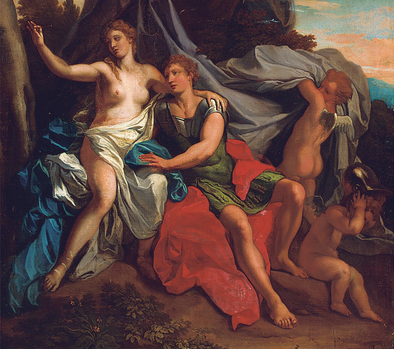 Angelica og Medoro av Paolo de Matteis