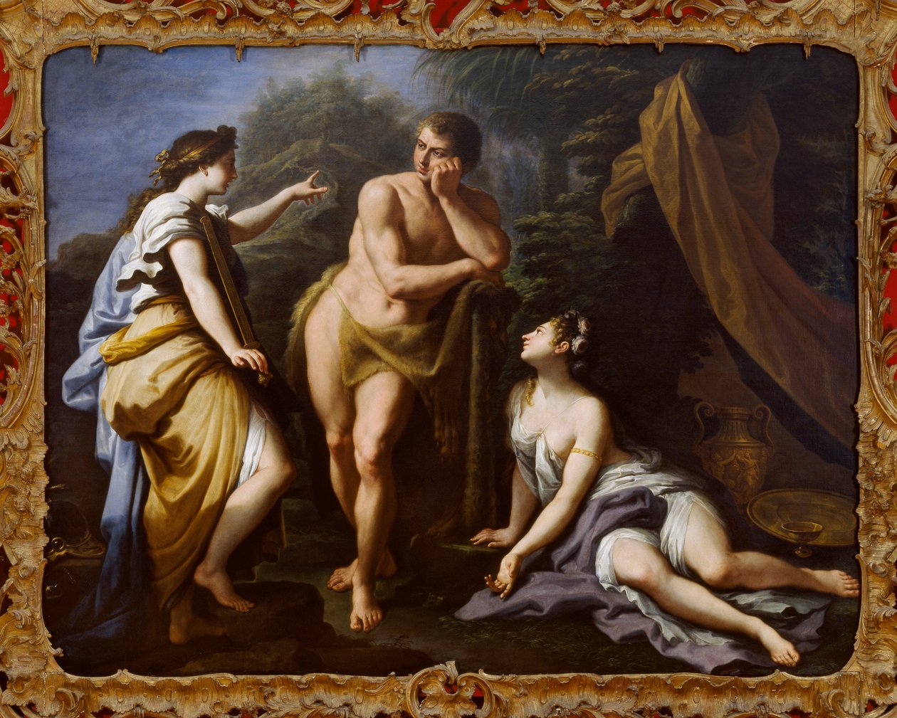 Valget av Hercules, 1712 av Paolo de