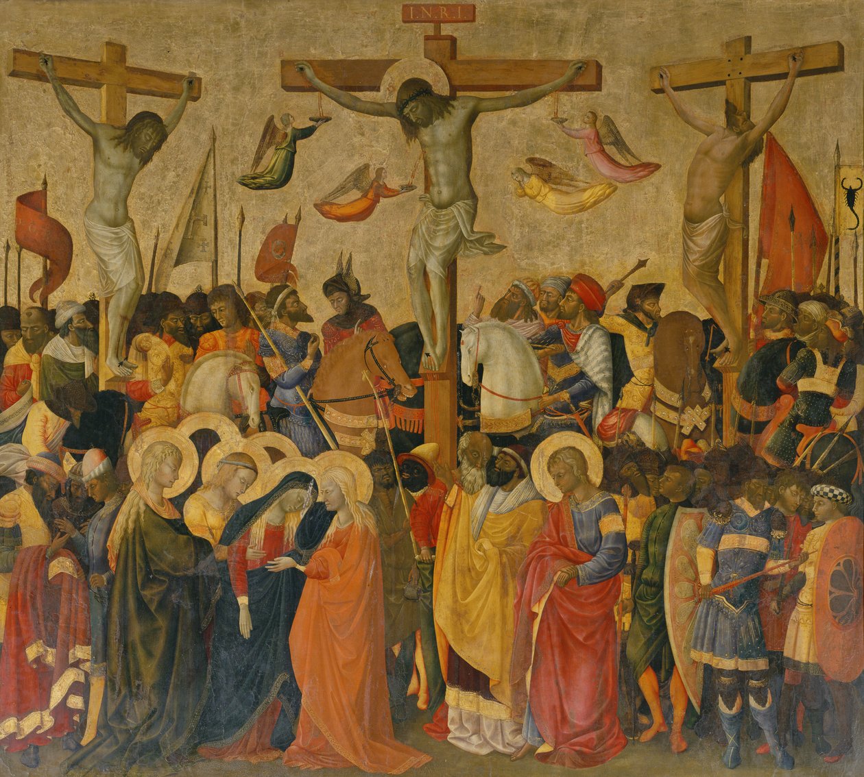 Korsfestelsen (maleri) av Paolo di Stefano Badaloni Schiavo