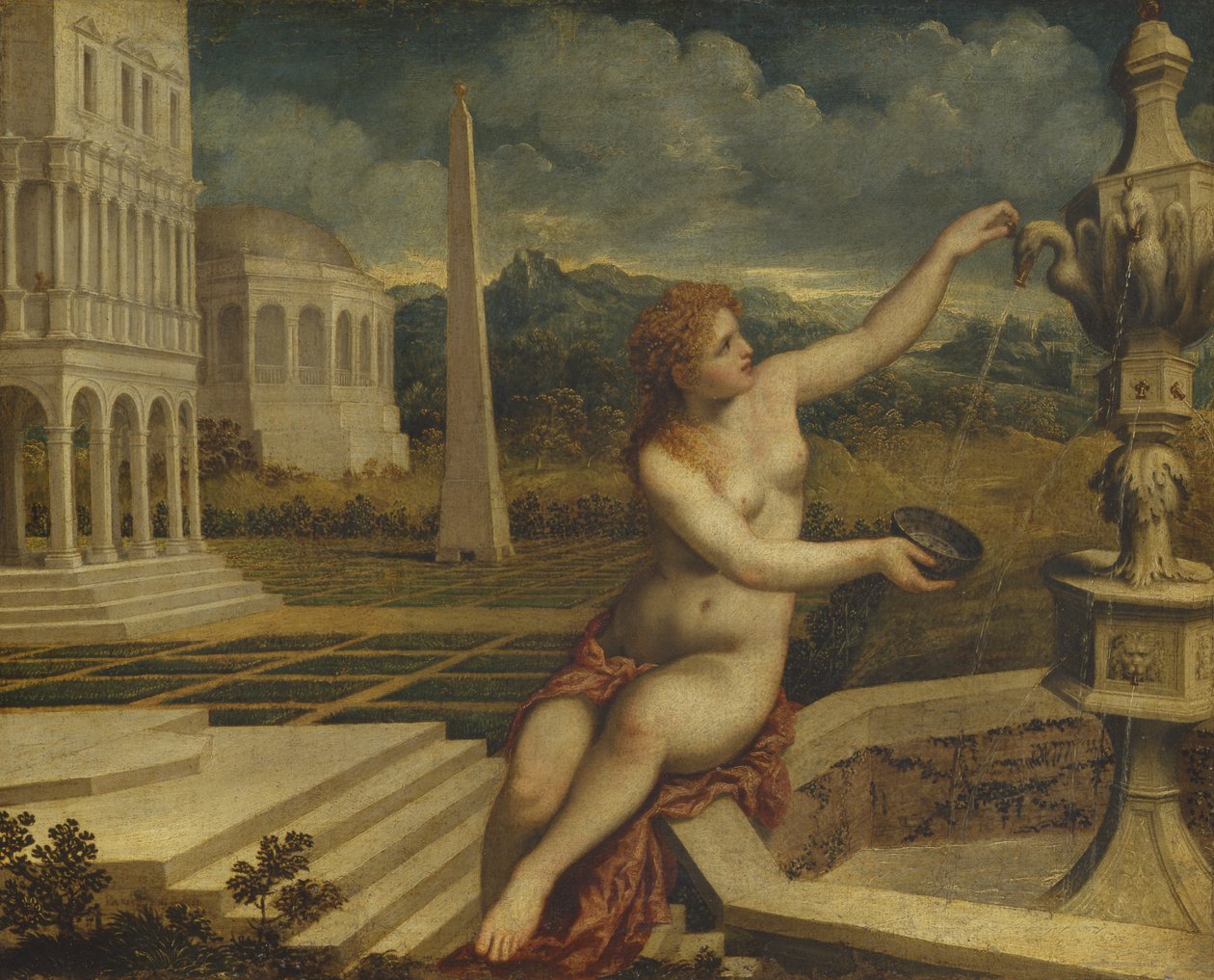 Batseba, 1552 av Paris Bordone