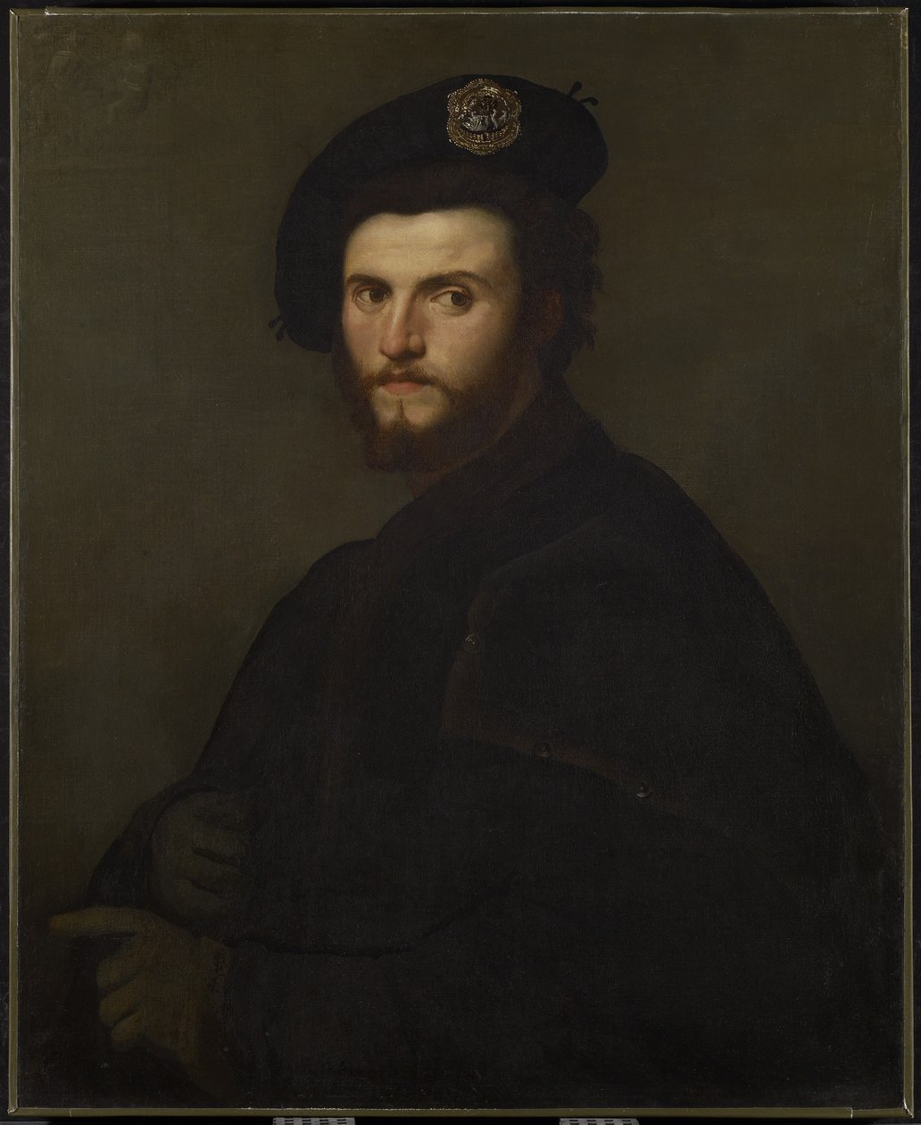 Portrett av en mann, ca. 1525 av Paris Bordone