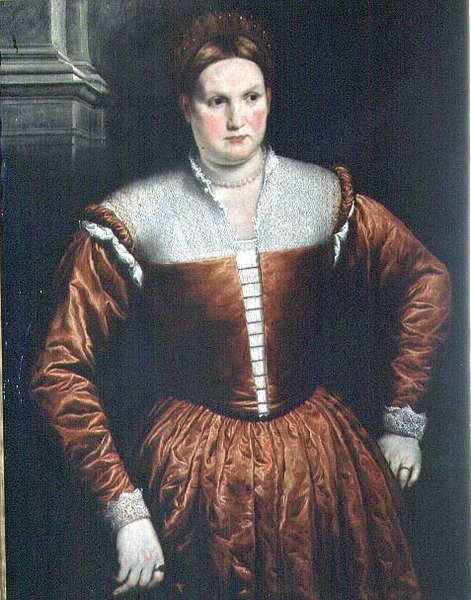 Portrett av en dame av Paris Bordone