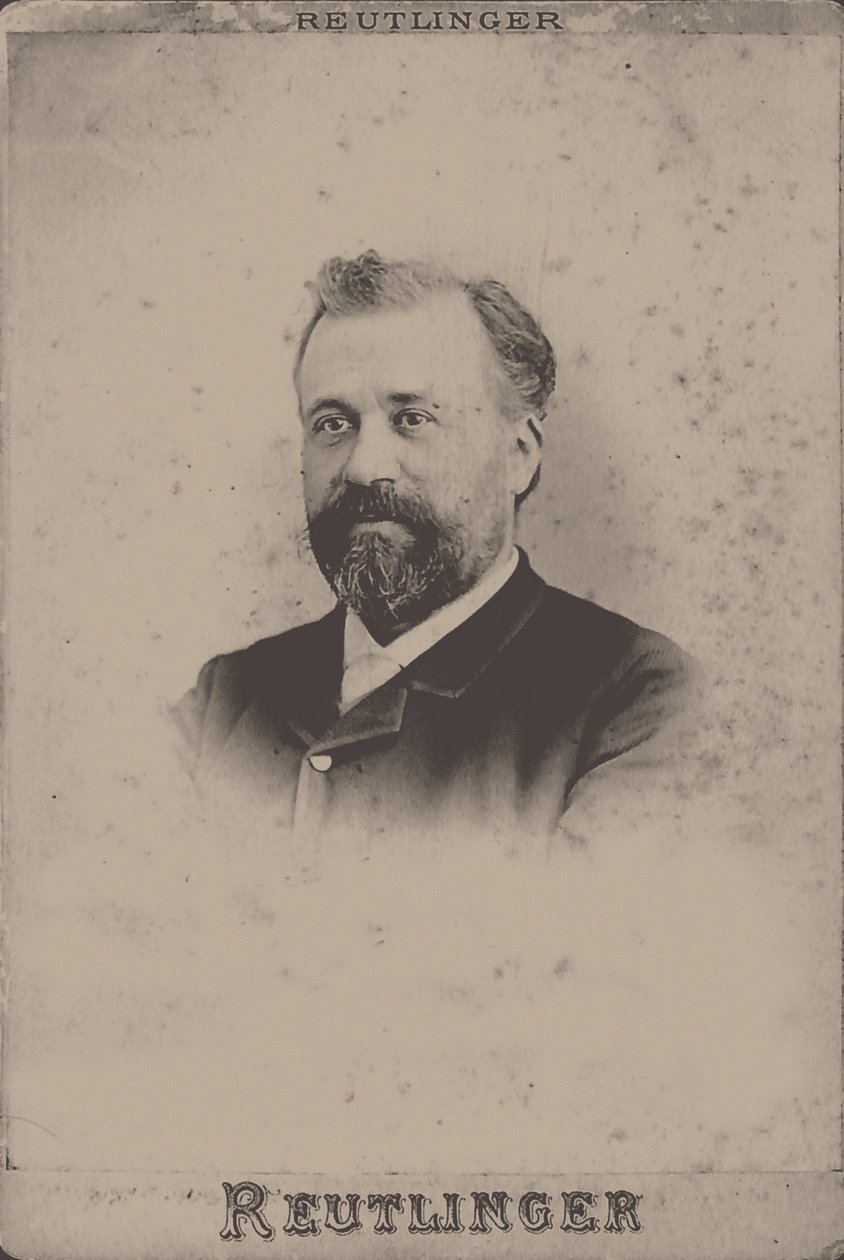 Portrett av komponisten Henri Maréchal 1842-1924, 1893. av Paris . Photo studio Reutlinger