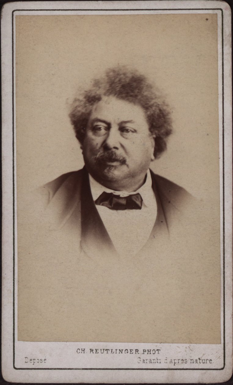 Forfatteren Alexandre Dumas far 1802-1870, ca. 1868. av Paris . Photo studio Reutlinger