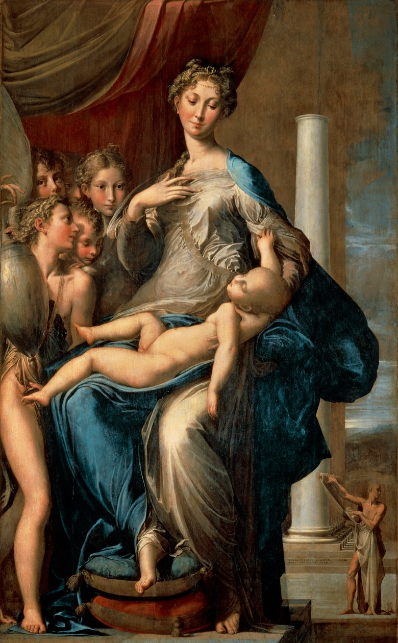 Madonna med den lange halsen, 1534-40 av Parmigianino