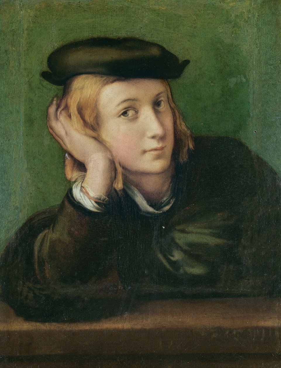 Portrait of a Young Man (tidligere antatt å være et selvportrett av Raphael), ca. 1528-30 av Parmigianino