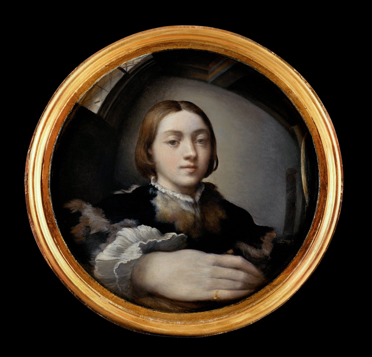 Selvportrett ved speilet av Parmigianino