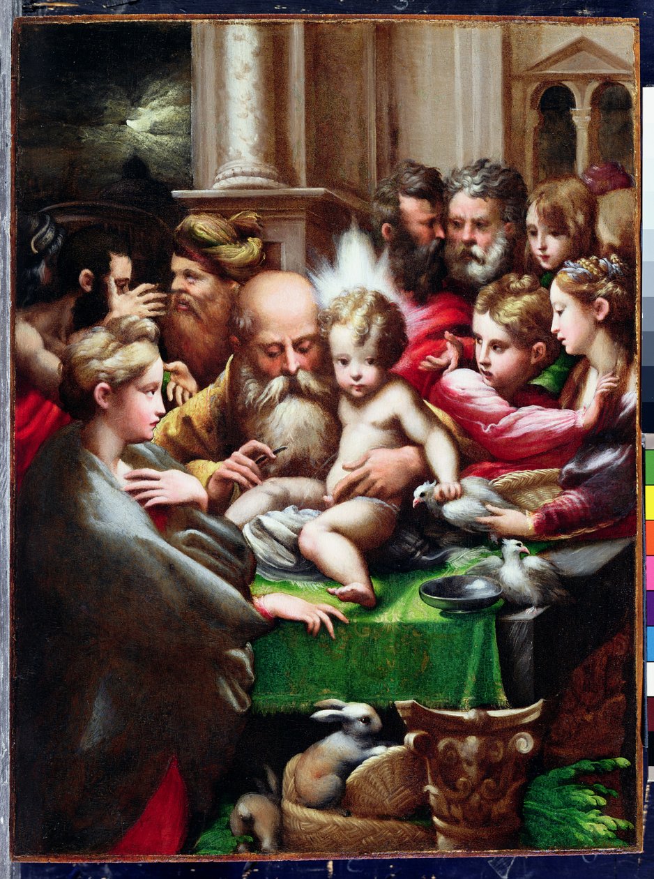 Omskjæringen, ca. 1523 av Parmigianino