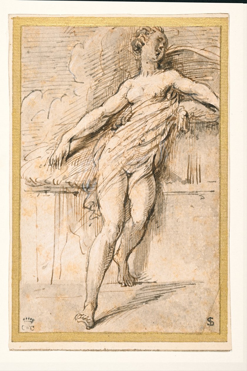 Tilbakelent kvinneskikkelse av Parmigianino
