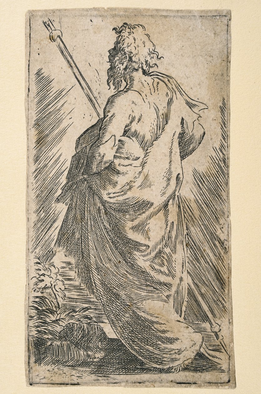 Saint James the Greater (radering) av Parmigianino