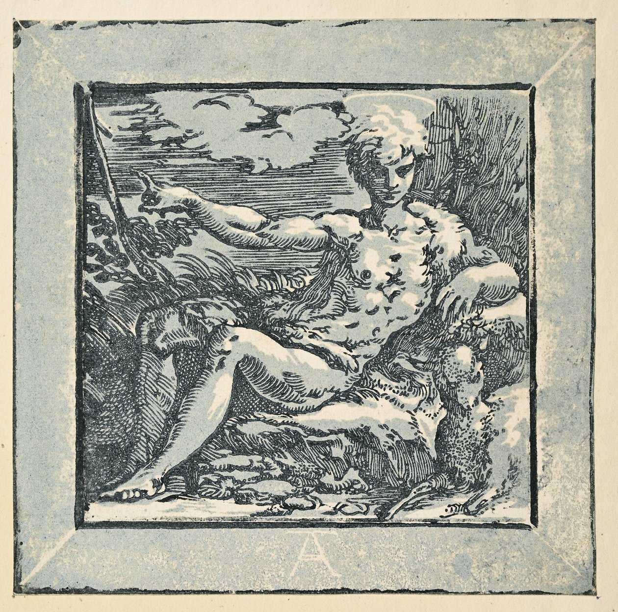 Døperen Johannes i villmarken av Parmigianino