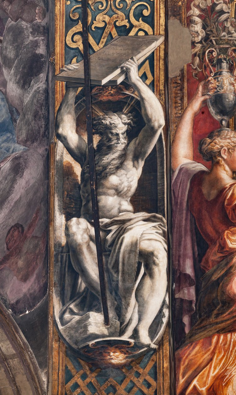 De tre vise jomfruer og tre tåpelige jomfruer av Parmigianino