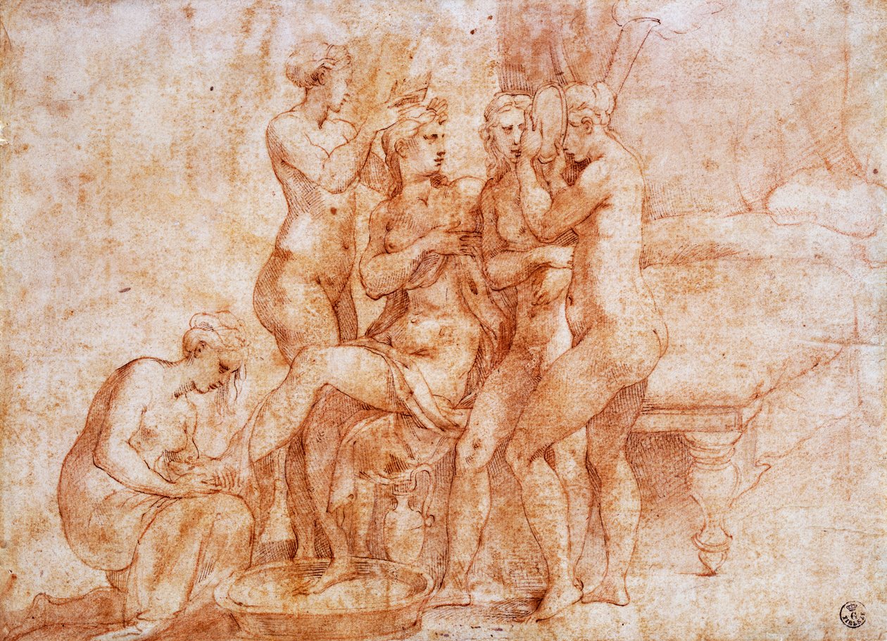 Toalett til Venus av Parmigianino