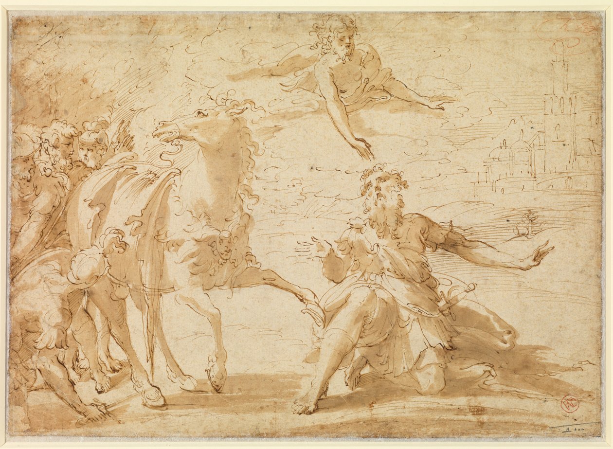 Konvertering av Saint Paul av Parmigianino