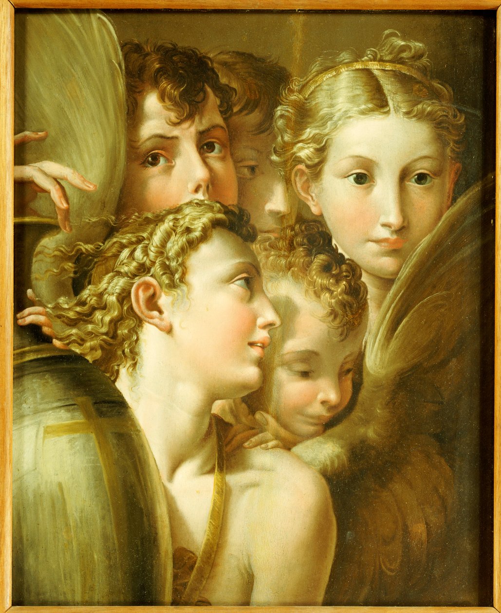 Fem engler av Parmigianino
