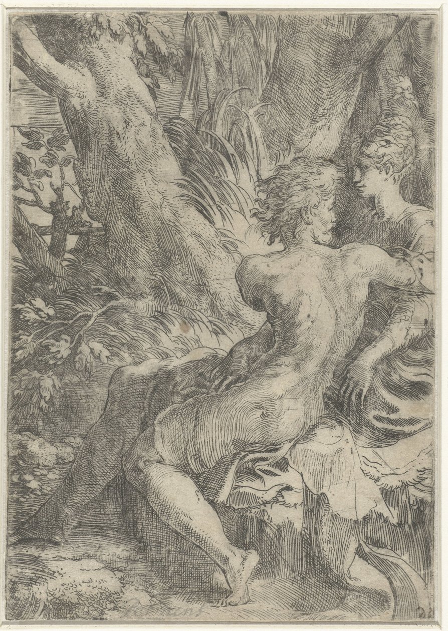Kjærlighetspar av Parmigianino