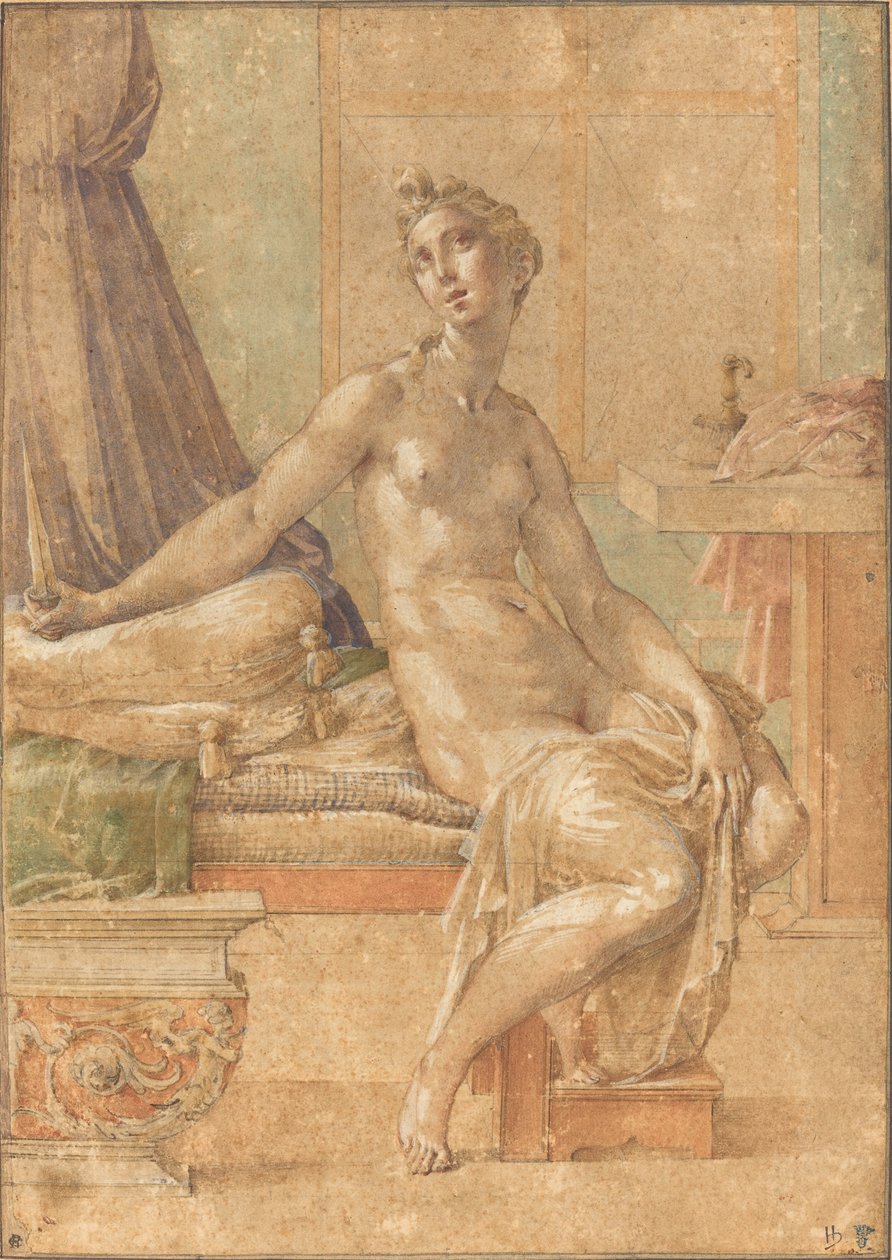 Lucretia av Parmigianino
