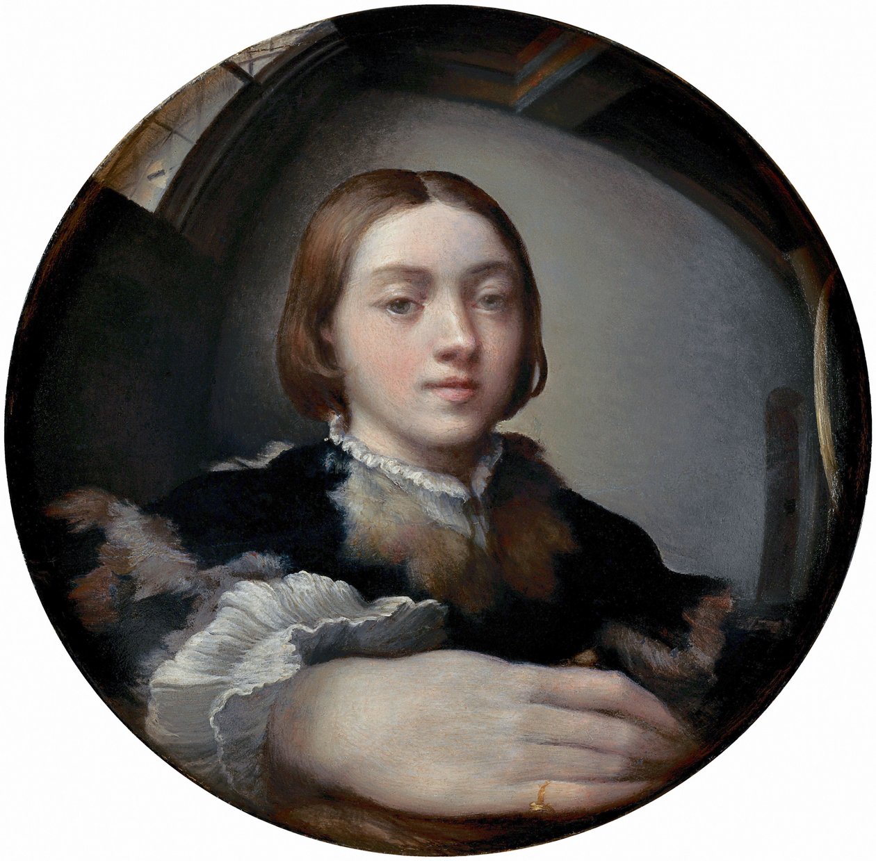 Selvportrett av Parmigianino
