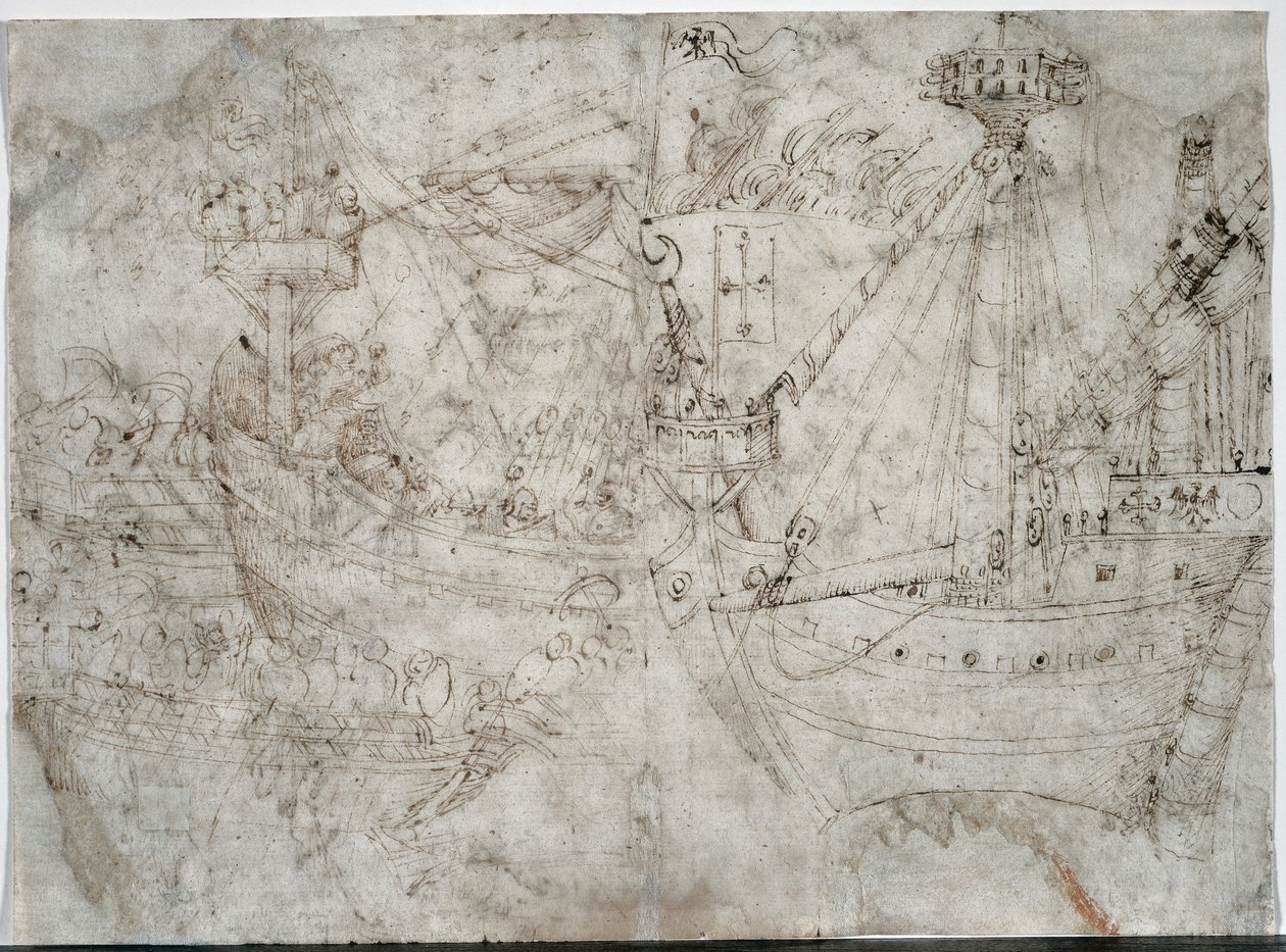 Romfartøy, ca. 1410-tallet. av Parri Spinelli